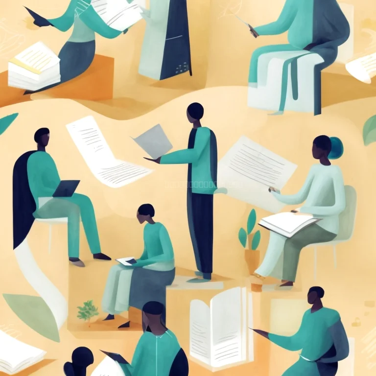 Teilnehmende in einem Workshop zur Werte- und Mindset-Entwicklung